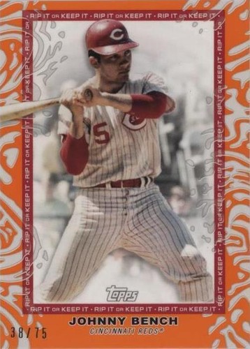 2022 Topps Rip - Johnny Bench #5