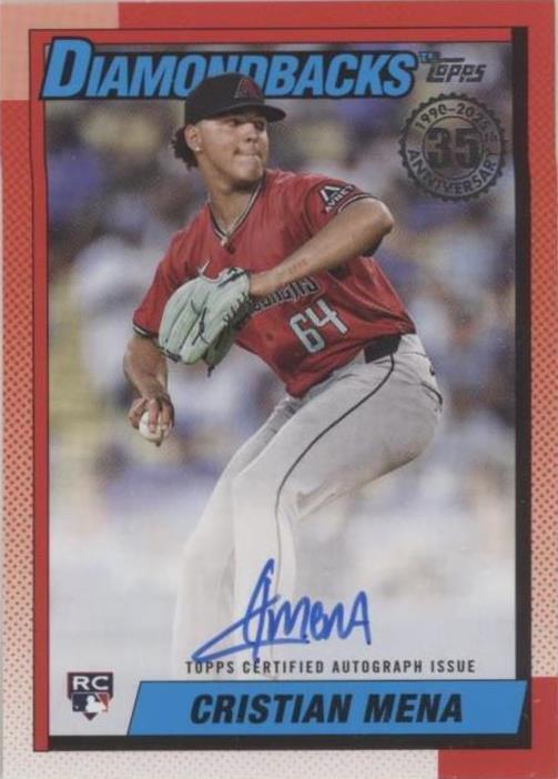 2025 Topps Series 1 - Cristian Mena #90A-CME