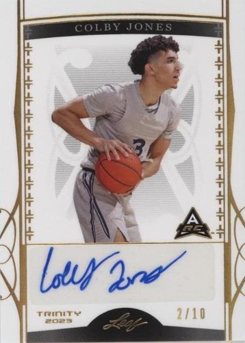 2022-23 Leaf Trinity - Colby Jones #BA-CJ1