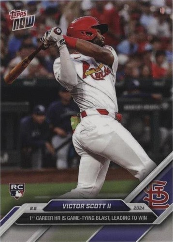 2024 Topps Now - Victor Scott II #521