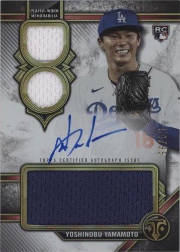 2024 Topps Triple Threads - Yoshinobu Yamamoto #RAR-YY