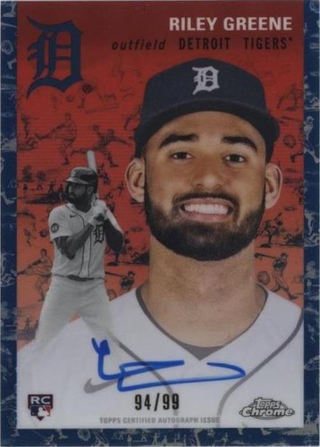 2023 Topps Chrome Platinum Anniversary - Riley Greene #CPA-RG