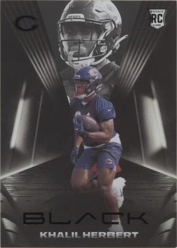 2021 Panini Black Khalil Herbert #182