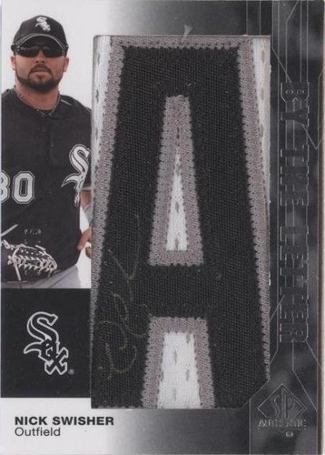 2008 SP Authentic - Nick Swisher #BL-NS