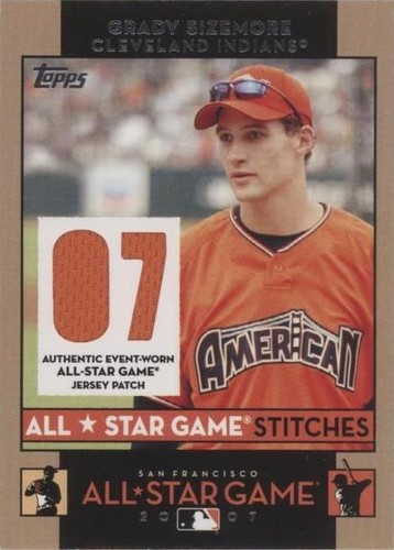 2007 Topps Updates & Highlights - Grady Sizemore #ASGS