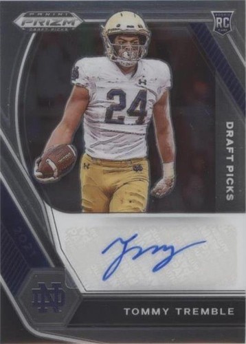 2021 Panini Prizm Draft Picks Tommy Tremble #DPA-TTR