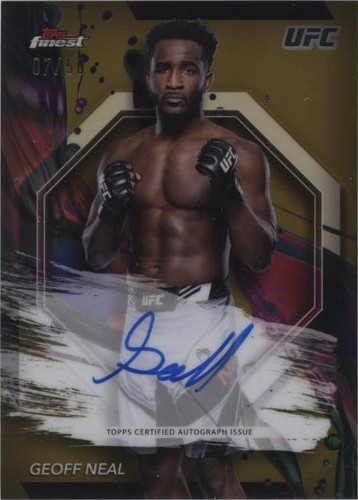 2024 Topps Finest UFC - Geoff Neal #FA-GNL