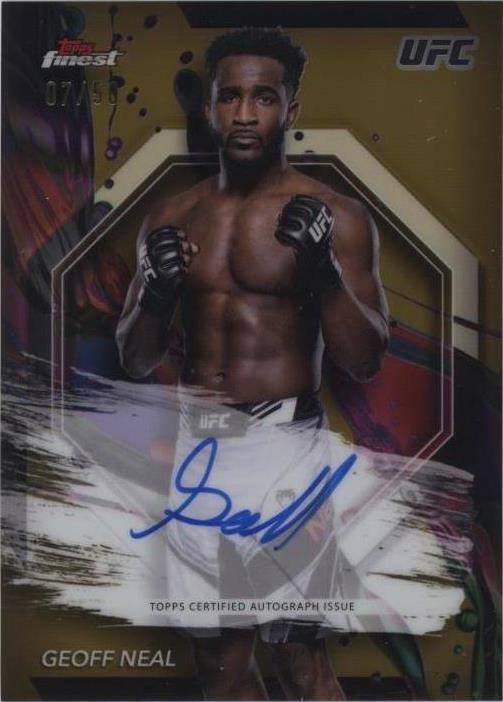 2024 Topps Finest UFC - Geoff Neal #FA-GNL
