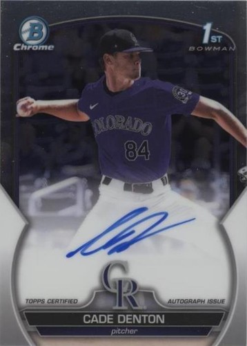 2023 Bowman Draft - Cade Denton #CDA-CDE
