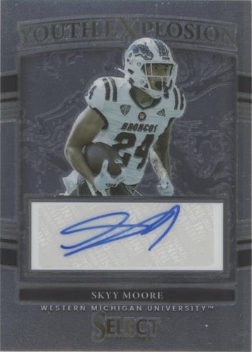 2022 Panini Select Draft Picks Skyy Moore #YE-ZCH