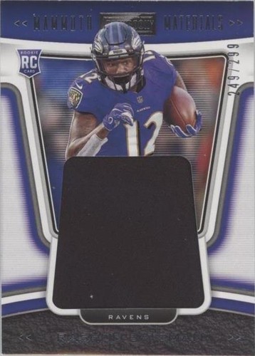 2021 Panini Playbook Rashod Bateman #MAM-RBA