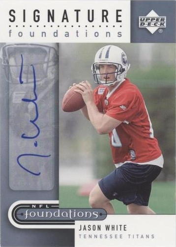 2005 Upper Deck NFL Foundations Jason White #SF-JW