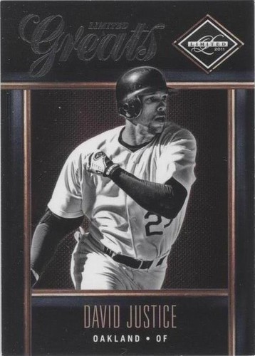 2011 Panini Limited - David Justice #19