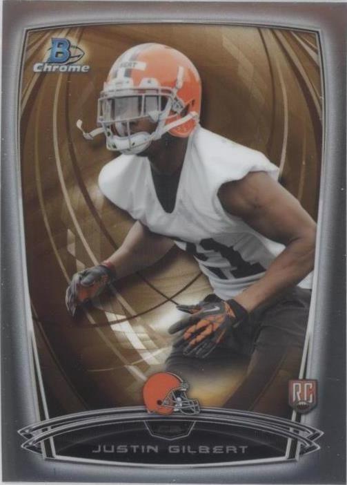 2014 Bowman Chrome Justin Gilbert #216