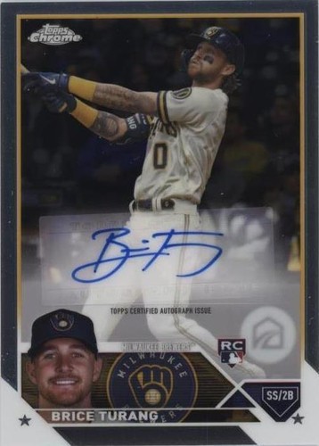 2023 Topps Chrome Update Series - Brice Turang #AC-BTU