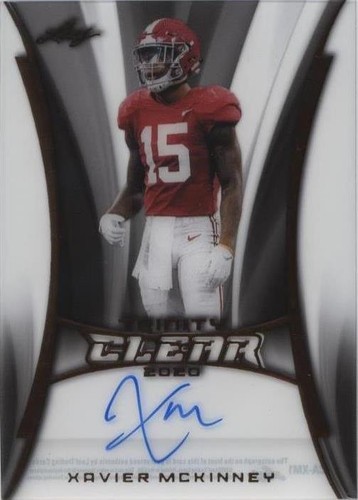 2020 Leaf Trinity Xavier McKinney #CA-XM1