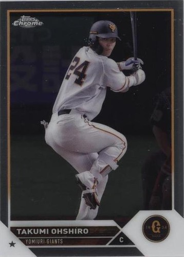 2023 Topps Chrome NPB Nippon Professional Baseball - Takumi Ohshiro #177