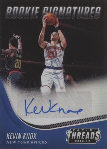 2018-19 Panini Threads - Kevin Knox #9
