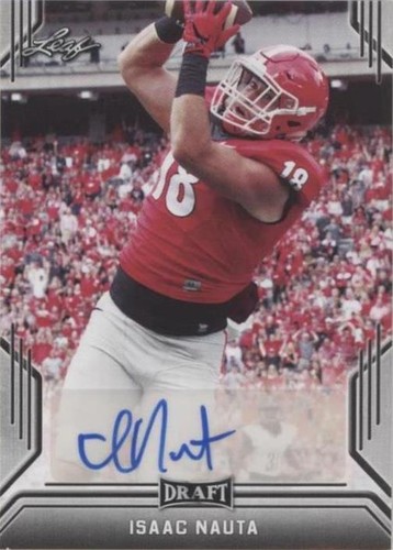 2019 Leaf Draft Isaac Nauta #BA-IN1