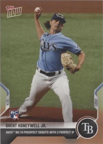 2021 Topps Now - Brent Honeywell #62