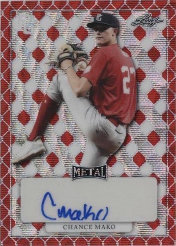 2022 Leaf Perfect Game National Showcase - Chance Mako #MA-CM2