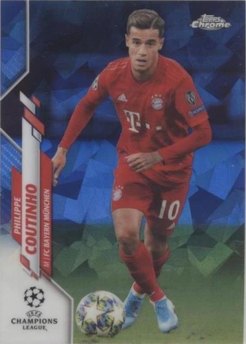 2019-20 Topps Chrome UCL Sapphire Edition Philippe Coutinho #13