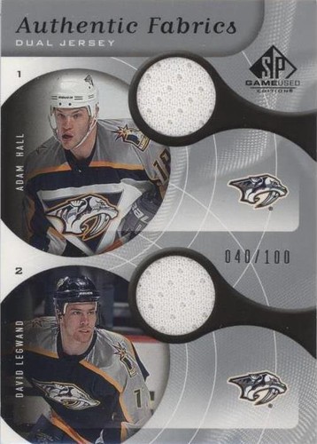 2005-06 SP Game Used Edition - Adam Hall David Legwand #AF2-HL