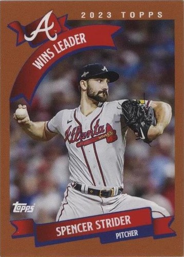 2023 Topps Throwback Thursday #TBT - Spencer Strider #135