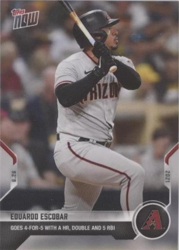 2021 Topps Now - Eduardo Escobar #420