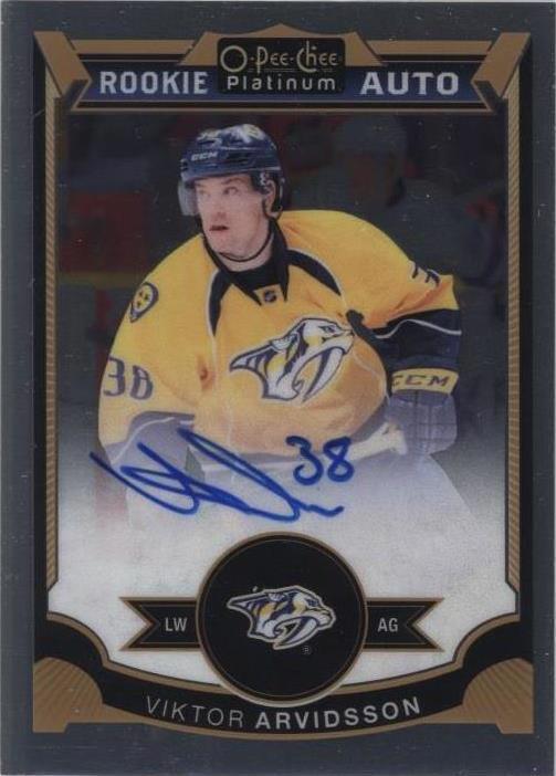 2015-16 O-Pee-Chee Platinum - Viktor Arvidsson #185