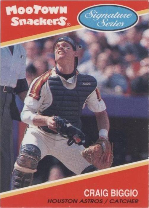 1991 Mootown Snackers Signature Series - Craig Biggio #22