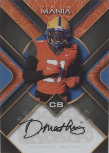 2022 Wild Card Auto Mania Damarri Mathis #AM-TH64
