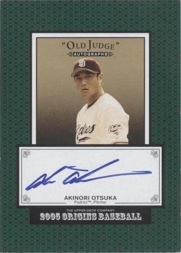 2005 Upper Deck Origins - Akinori Otsuka #AO