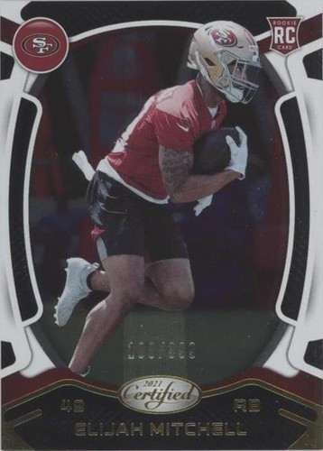 2021 Panini Certified Elijah Mitchell #179
