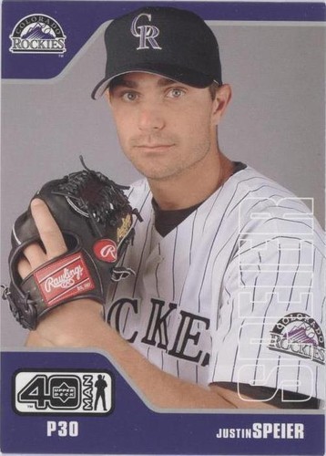 2002 Upper Deck 40 Man - Justin Speier #1004