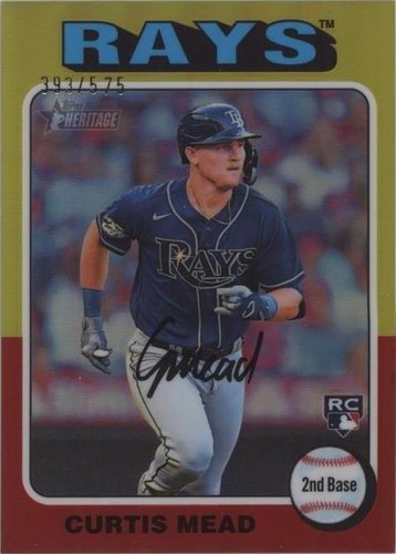 2024 Topps Heritage - Curtis Mead #176