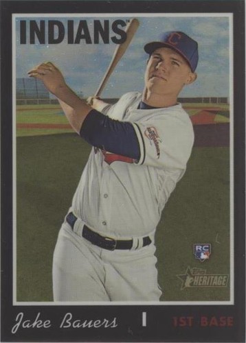 2019 Topps Heritage High Number - Jake Bauers #THC-556