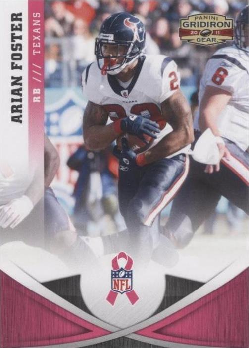 2011 A Crucial Catch Breast Cancer Awareness Arian Foster #52