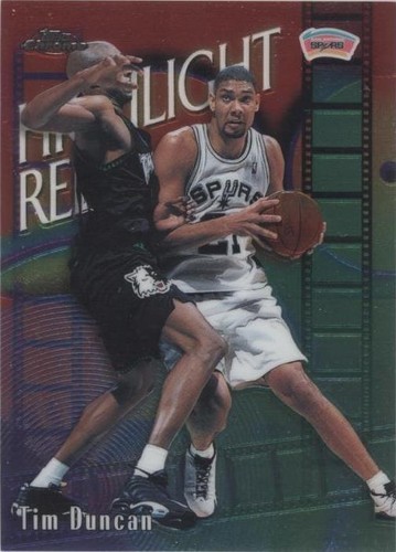 1999-00 Topps Chrome - Tim Duncan #HR10