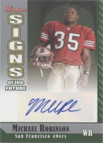 2006 Bowman Michael Robinson #SF-MR