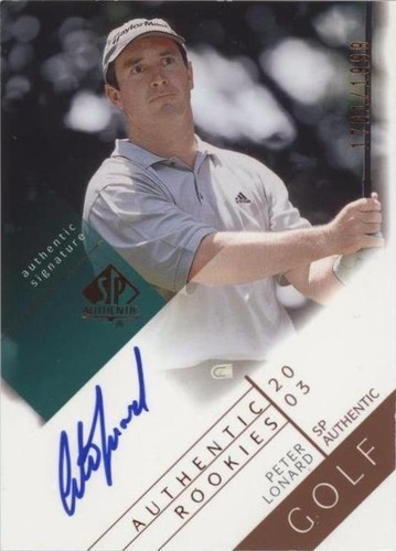 2003 SP Authentic - Peter Lonard #115