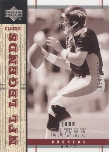 2004 Upper Deck NFL Legends John Elway #97