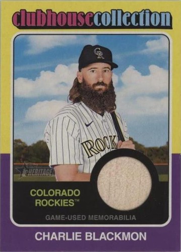 2024 Topps Heritage - Charlie Blackmon #CCR-CBL