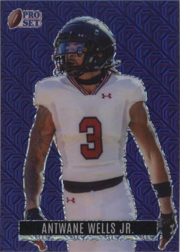 2023 Leaf Pro Set Metal Antwane Wells Jr. #RB-6