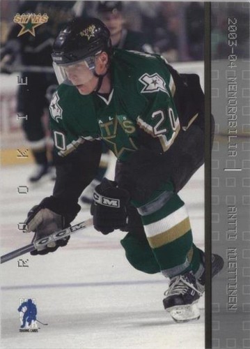 2003-04 In the Game Be A Player Memorabilia - Antti Miettinen #199