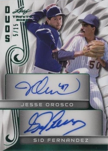 2023 Leaf Trinity - Jesse Orosco Sid Fernandez #DA-10