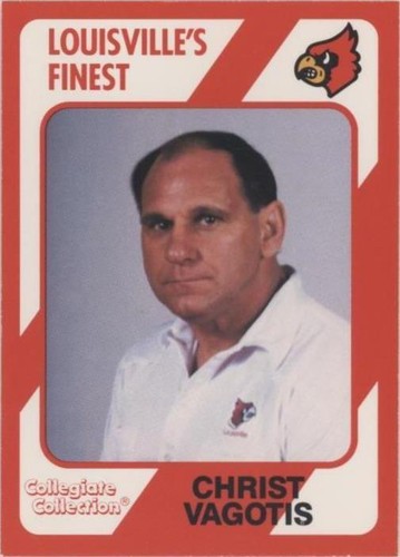 1989 Collegiate Collection Louisville Cardinals Louisville's Finest Christ Vagotis #134