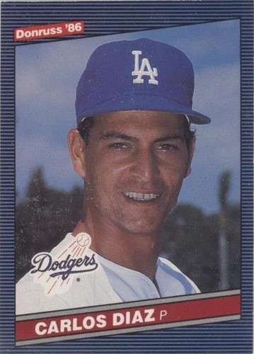 1986 Donruss - Carlos Diaz #348