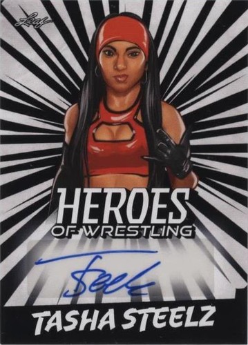 2023 Leaf Heroes of Wrestling - Tasha Steelz #BA-TS1