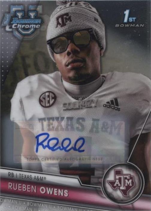2023 Bowman University Chrome Rueben Owens #166